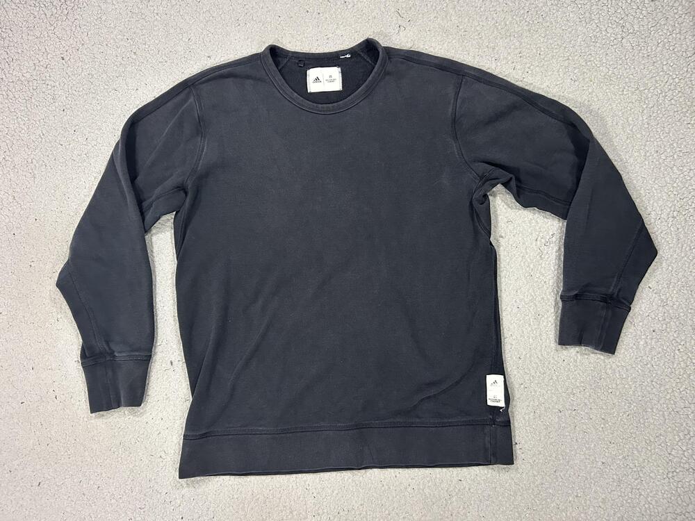 Adidas X Reigning Champ Sweatshirt Mens Medium Black Crewneck Fleece Pullover